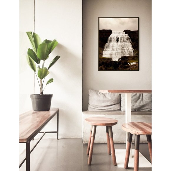 Lower South Falls, Oregon Waterfall Wall Art Design Poster Print Decor for Home - Picture 5 of 9